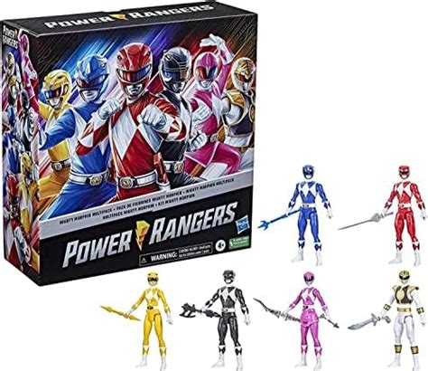 Buy Mighty Morphin Power Rangers Multi Figure 6pk 12" Collectible Set ...