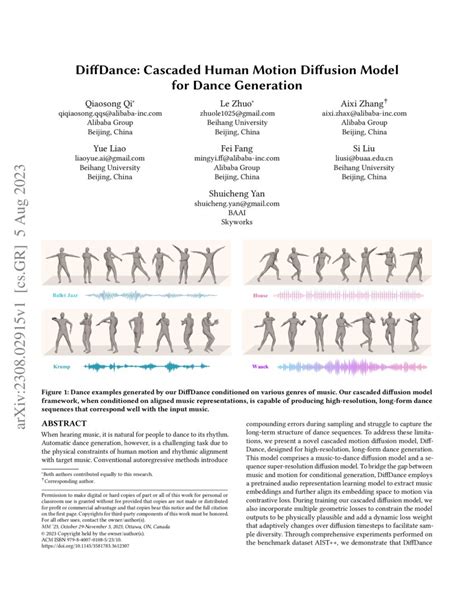 Human Motion Diffusion Model 的图像结果