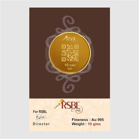 10gm 995 purity gold coin – RSBL eCoins