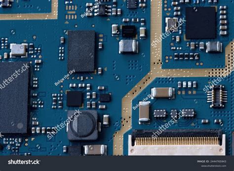 Smart Phone Tablet Components Circuit Board Stock Photo 2444765943 ...