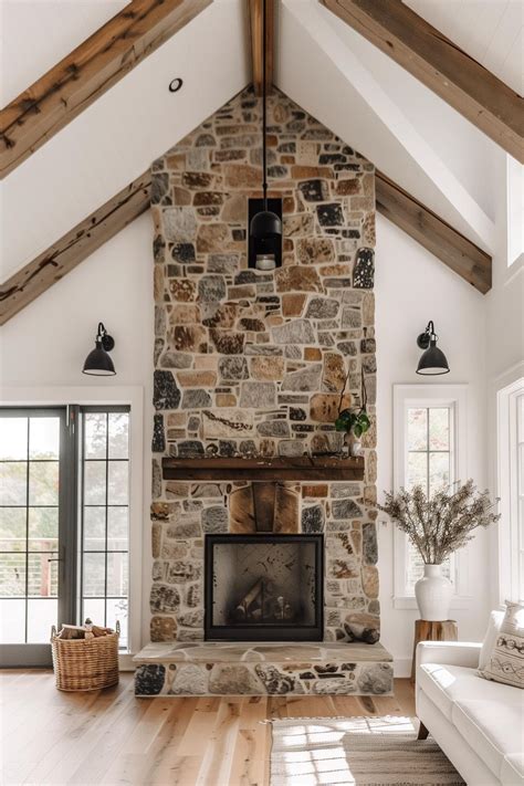 40 Farmhouse Fireplace Ideas For A Charming Home Hearth