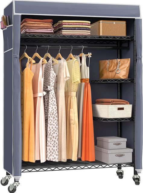 VIPEK V11C Portable Closets Rolling Clothes Rack 5 India | Ubuy