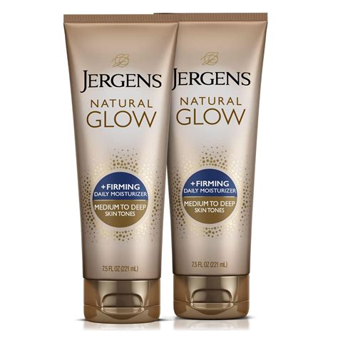 Jergens Natural Glow +Firming HMF23 Self Tanner Body Lotion, Medium to ...