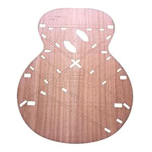ABHAY Trading 43inch Wood SJ200 Jumbo Barrel Body Template Guitar ...