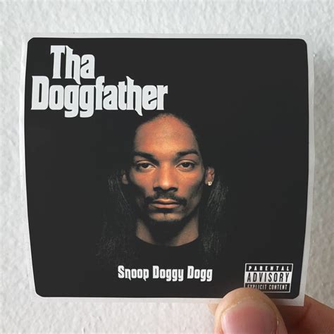 Snoop Dogg Tha Doggfather Album Cover Sticker