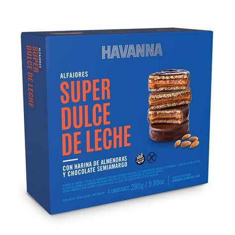 Alfajores Havanna Super Dulce de leche (4 unidades) - Productos ...