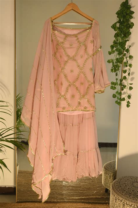 pink gota patti kurta sharara – Stage3
