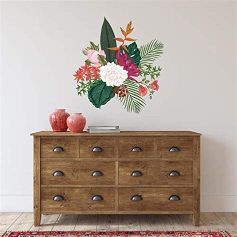 Asian Paints Wall-Ons, Exotic Flowers' Decal, DIY Removable Peel and ...