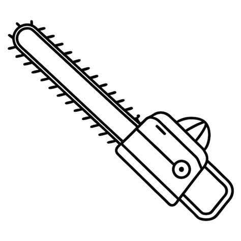 Hedge trimmer liner art vector | Premium AI-generated vector