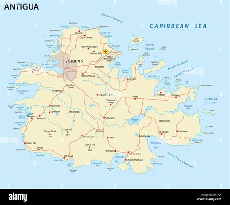 Willoughby Bay Antigua Map at Belinda Flowers blog