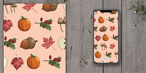 Hello Autumn Phone Wallpaper