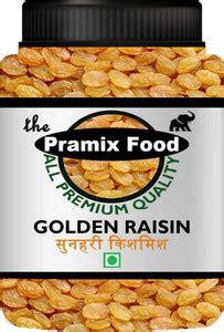 Pramix Premium Golden Raisins, Seedless Green Kismis, Healthy Juicy ...