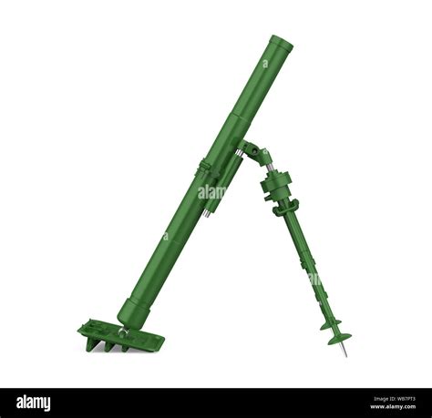 Mortar Tube Isolated Stock Photo - Alamy