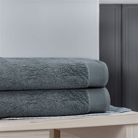 100% Pure Egyptian Cotton Bath Sheet – Cadet Grey | Bedding King