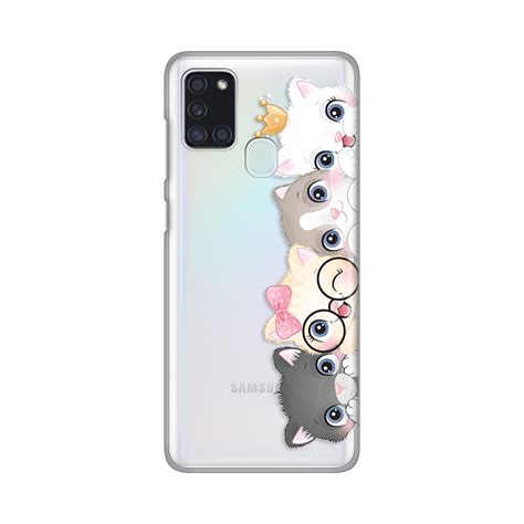 Maska(futrola) Silikonska Print Skin za Samsung A217F Galaxy A21s Cats ...