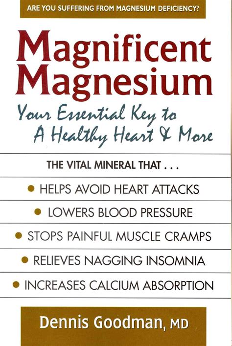 Magnesium Benefits For Your Heart at Mitchell Barclay-harvey blog