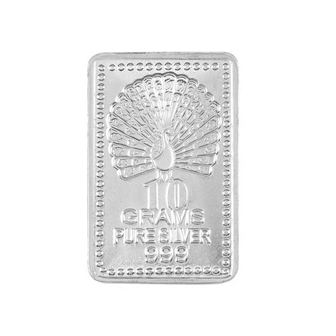 Silverwala 999 Silver Silver Bar 10 Gram : Amazon.in: Jewellery