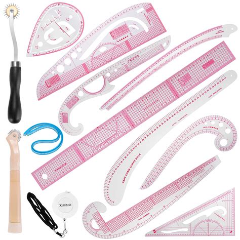 Extcct 13pcs Styling Sewing French Curve Ruler Set Dress Makers ...
