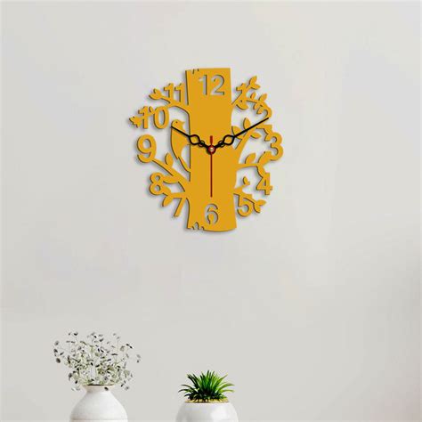 Buy Best Wood Crafted Premium Wall Clocks Online at Vibecrafts