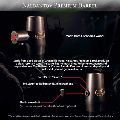 Nalbantov Clarinet Microphone NCM 8X SC Set: Pickup System, India | Ubuy