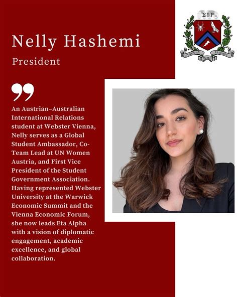 I am truly honored to serve as President of Sigma Iota Rho – Eta Alpha ...