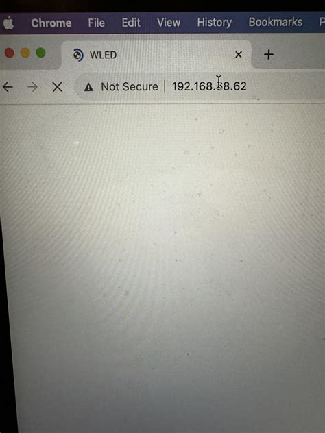 Console will not load : r/WLED