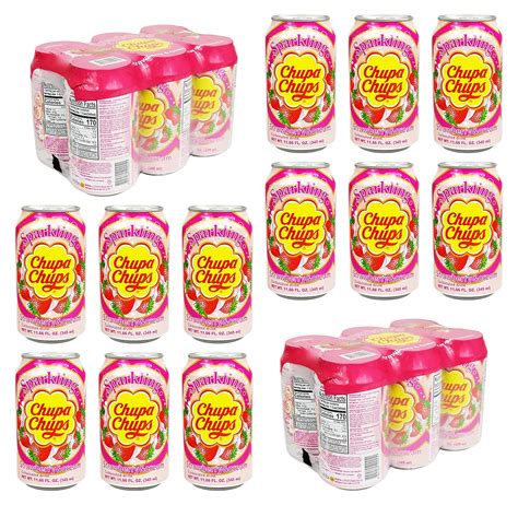Namyang Chupa Chups Strawberry Cream Sparkling Soda India | Ubuy