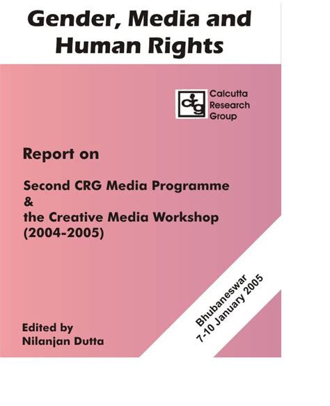 Reports published by CRG