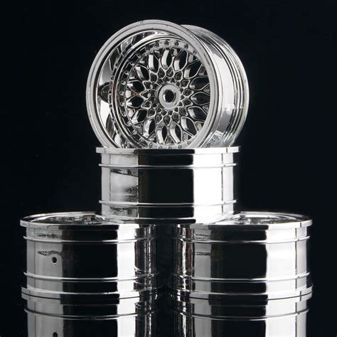 Toyoutdoorparts RC Plating Plating Wheel Rim 4P for HSP 2084 1:10 ...