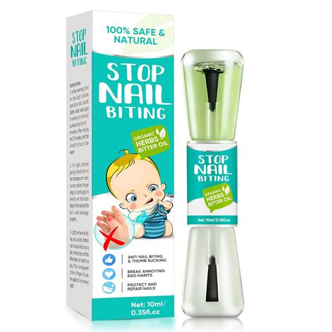 Amazon.com: Nail Biting Treatment for Kids,100% Natural Kid Safe Bitter ...