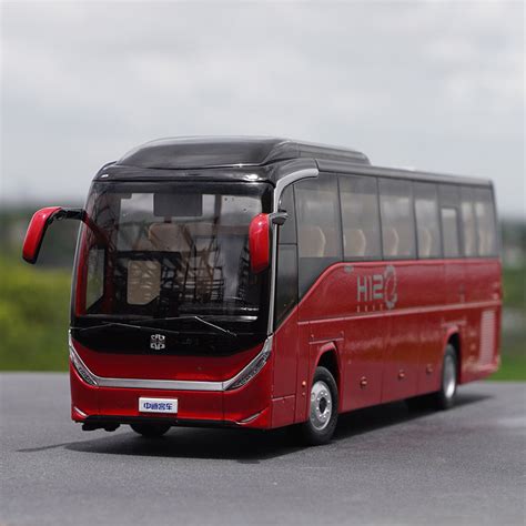 Original factory 1:36 zhongtong super Bus H12 red diecast alloy bus mo ...