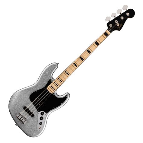 Fender Limited Edition Mikey Way Jazz Bass, Silver Sparkle | Gear4music