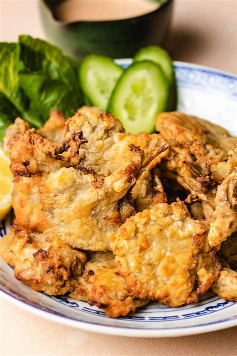 Fried Oyster Mushrooms (air fried, vegan) | I Heart Umami®