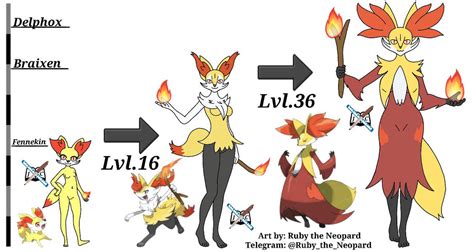 Pokemon Fennekin Evolution Chart 的图像结果