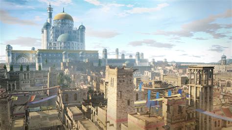 Download A picturesque view of the Hidden Sand Village at dusk ...