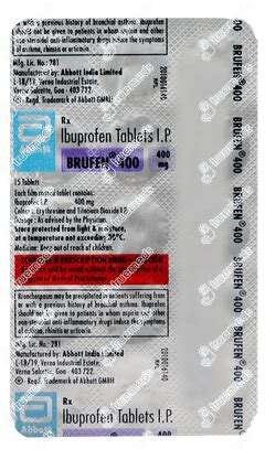 Brufen 400 Tablet – Pain, Fever & Inflammation Relief