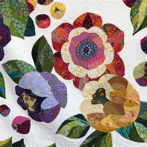 Image result for Playful Creative Flower Panel Quilt Pattern