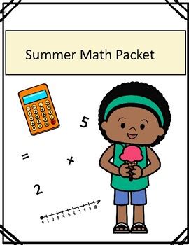 Image result for Summer Math Packet