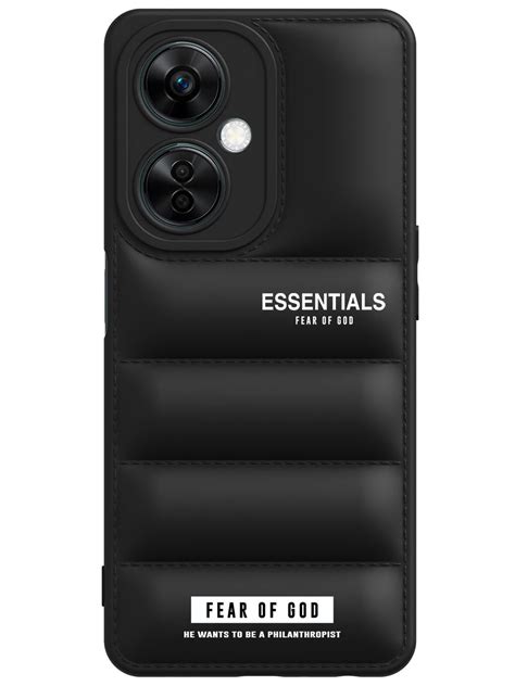 Essentials Puffer Case (Black) - Oneplus Nord CE 3 Lite