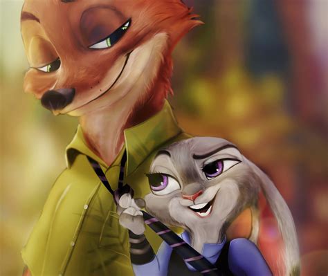 Zootopia Judy Hopps Nick Wilde, Foxes, Hares, Hd Wallpaper | Rare Gallery
