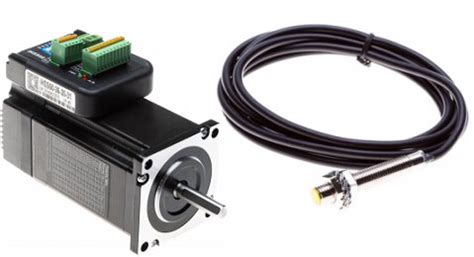 3 x 3Nm JMC stepper motors with integrated driver, reference sensors ...