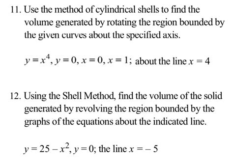 Image result for Volume by Cylindrical Shells Example