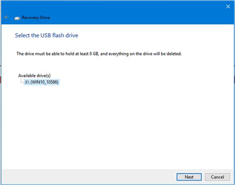 Create a Recovery Drive USB 的图像结果