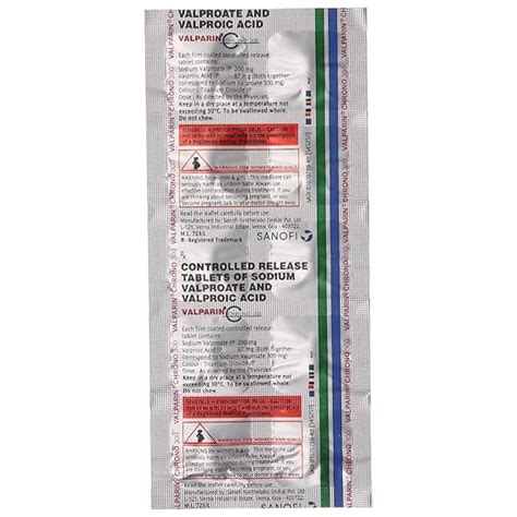 Valparin Crono 300 - Strip of 10 Tablets : Amazon.in: Health & Personal ...