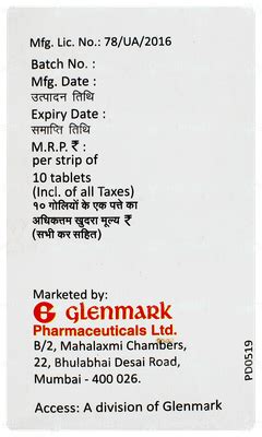 Glenmark Cetirizine 10mg Tablet: Uses, Side Effects, Price & Substitutes