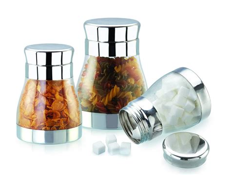 Buy JVL - Revive Pot Canister - 3 Pieces Set- Stainless Steel Thread ...