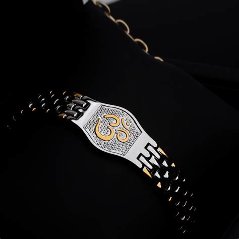 Buy Personalised Om Bracelet Online for Men