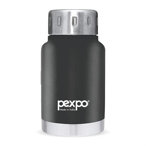 Pexpo 24 Hours Hot and Cold Thermosteel Insulated Flask (160ml, Knight ...