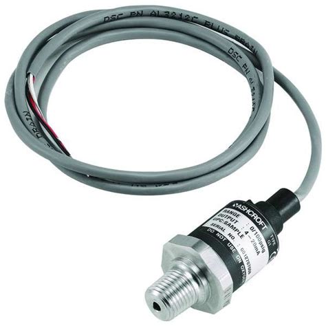 Ashcroft Pressure Transducer, Range 0 to 200 psi, G17M0242F2200# | Zoro