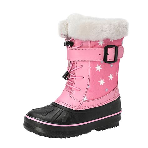 Snow Boots for Kids - Insulated Waterproof Winter Snow Boots for Boys ...